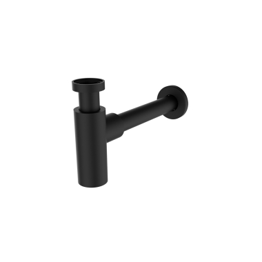 Сифон для умывальника 00030012, черный