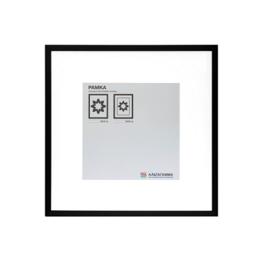 Фоторамка Нью-Йорк черная с белым паспарту 023-VI-06+NS390, 50x50