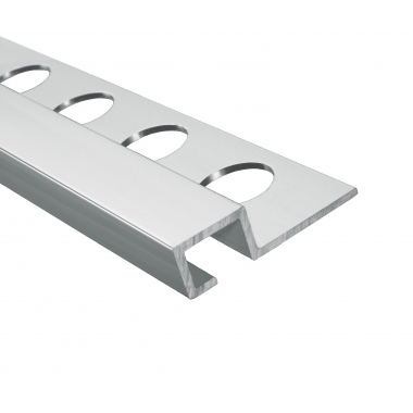 Профиль Perfil Aluminio Cuadrado 8-10 Plata Brillo, 0.8x260
