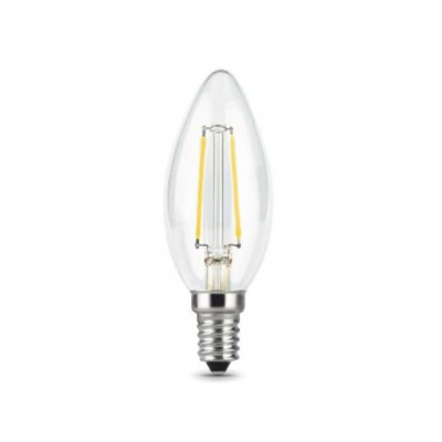 Лампа Gauss LED Filament Свеча прозр. E14 7W 550lm 2700К 1/10/50 (103801107)