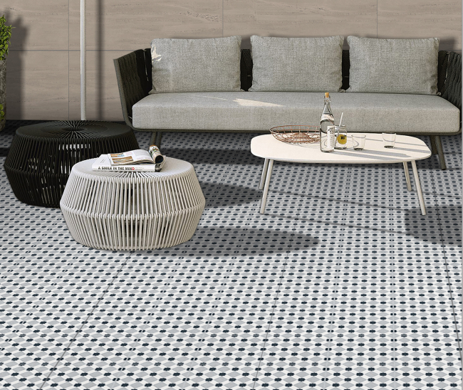 Rondo Blue Mat (Pre-cut) 60x60 R