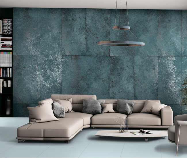 Irony Aqua Metallic Mat 60x120 R