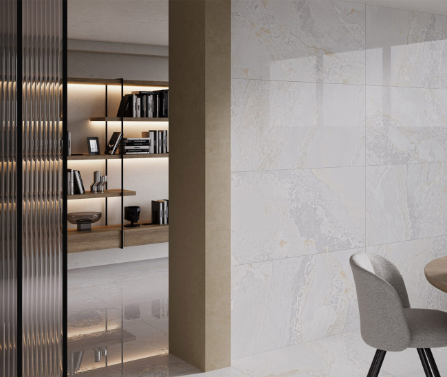 Planet White Metal Shine 60x120 R Planet White Metal Shine 60x120 R