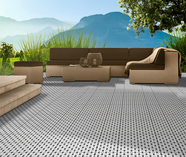 Rondo Grey Mat (Pre-cut) 60x60 R