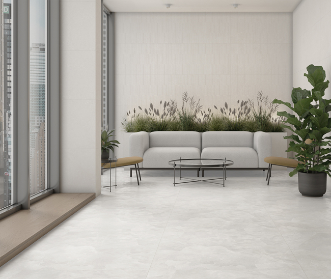 Tempo White Mat 100x100 R