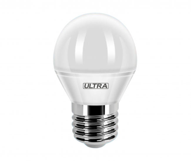Лампа диммируемая ULTRA LED Шар матовый G45 E27 7W 3000K DIM