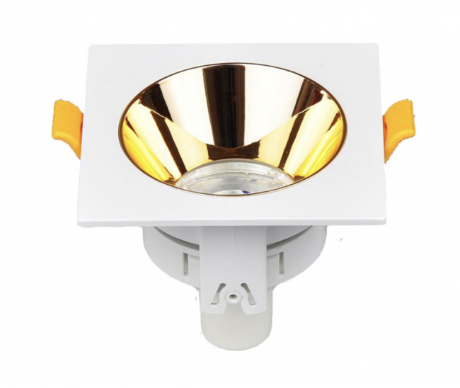 Светильник встроенный ULTRA F316 88х88 (белое золото)