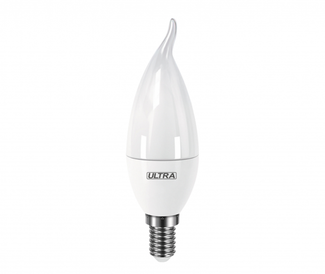 Лампа ULTRA LED Свеча на ветру матовая F40 E14 5W 3000K