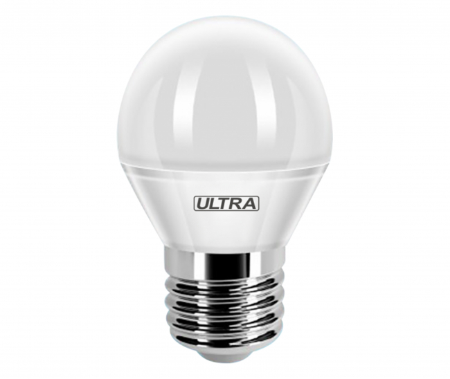 Лампа ULTRA LED Шар матовый G45 E27 8.5W 4000K