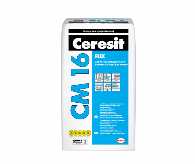 Клей Ceresit CM 16 Flex (25 кг/уп)
