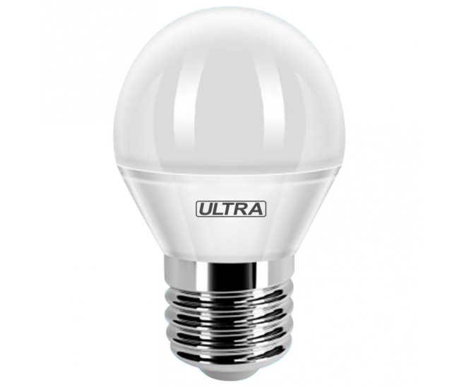 Лампа ULTRA LED Шар матовый G45 E27 5W 4000K