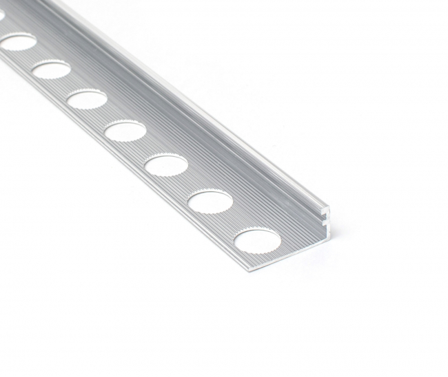 Профиль Perfil Aluminio Recto 9.5 Plata Brillo